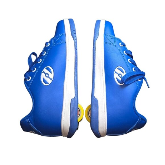 Heelys Split Spongebob Squarepants Blue & Yellow Roller Heeled Sneakers Size Y5 - Picture 5 of 12